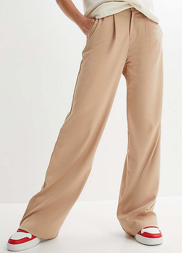 Heine Elasticated Waist Wide Leg Trousers