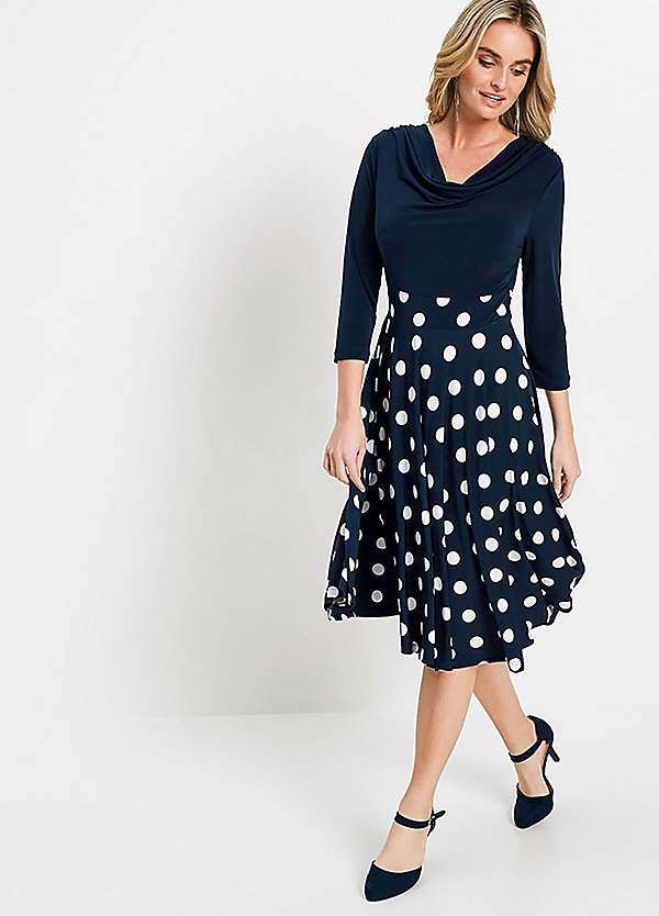 bonprix Polka Dot Dress, Freemans