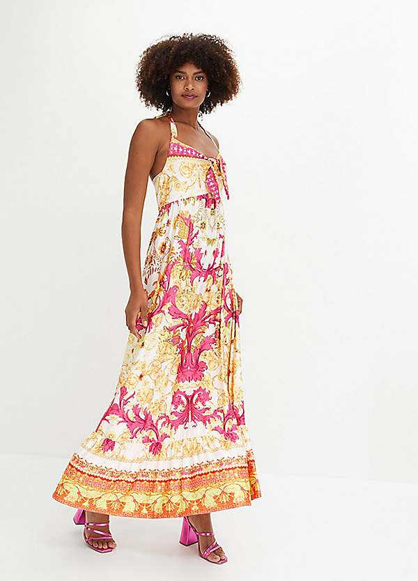 bonprix Printed Jersey Maxi Dress