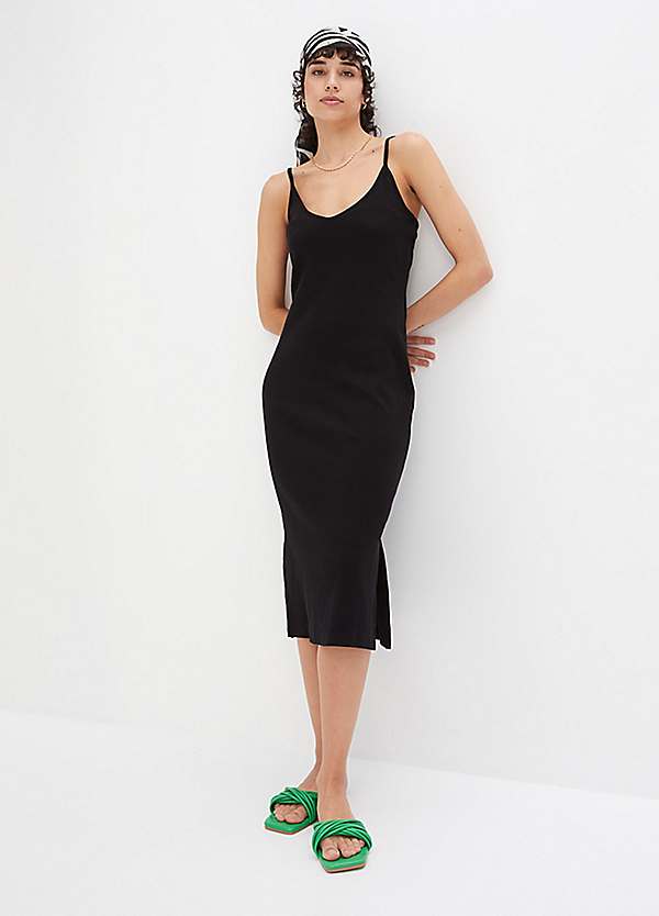 bonprix Ribbed Jersey Bodycon Dress Freemans