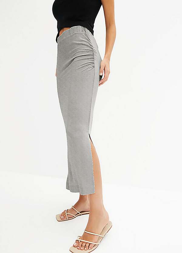 bonprix Ruched Pencil Skirt Freemans