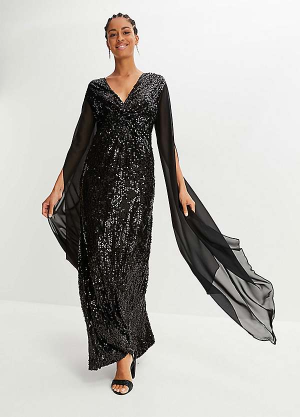 bonprix Sequin Evening Dress Freemans