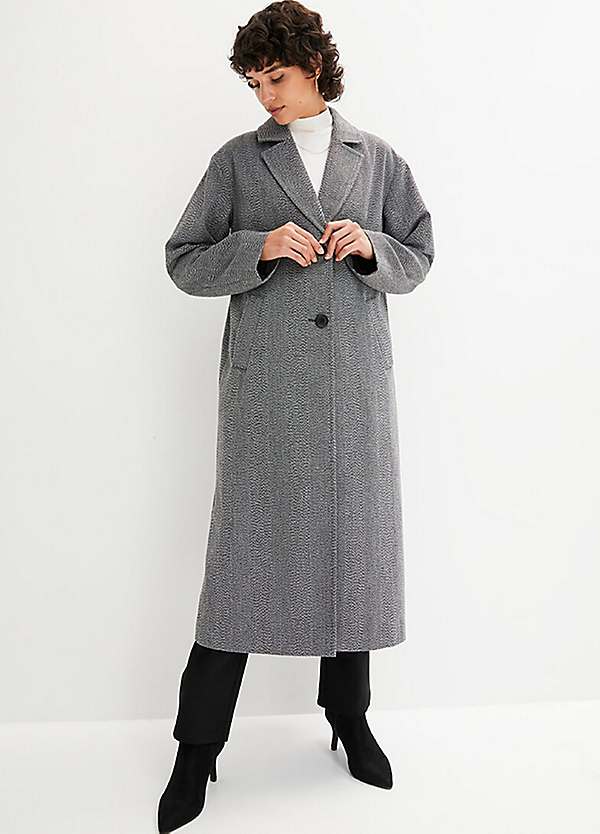 bonprix Wool Look Coat, Freemans in 2023