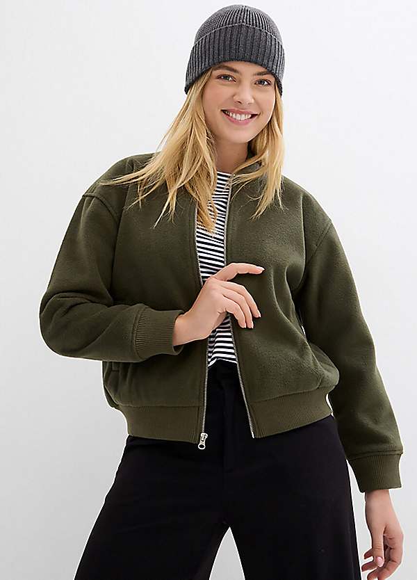 bonprix Zip Bomber Jacket Freemans