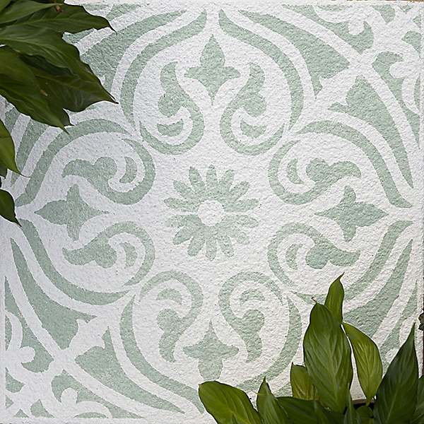 Windsor Reusable Tile Stencil For Walls, Floors, Patios And Furniture