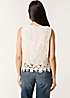 Z Creme Brulee Tie Front Vest main image 0