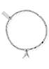 Chlobo 65 Silver Mini Noodle Cube Double Heart Bracelet SBMNCO40 main image 0