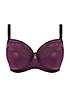 Fantasie Illusion Reggiseno Intero Con Ferretto E Supporto Laterale - Coppe A Tre Pezzi, Pizzo Floreale Morbido, Fascia Elastica, Nero, Taglia 2E