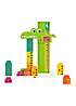 Fisher-Price Preschool Learning Toy Adding Alligator Counting Activity with 10 Stacking Blocks for Kids Ages 3+ Years