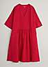 Seasalt Cornwall Red Draw Kiln Dress | Freemans