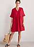 Seasalt Cornwall Red Draw Kiln Dress | Freemans