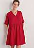 Seasalt Cornwall Red Draw Kiln Dress | Freemans