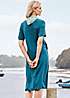 Seasalt Cornwall Teal Grass Wave Dress | Freemans