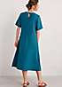 Seasalt Cornwall Teal Grass Wave Dress | Freemans