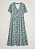 Seasalt Cornwall White Birch Leaf Midaxi Tea Dress | Freemans