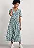 Seasalt Cornwall White Birch Leaf Midaxi Tea Dress | Freemans