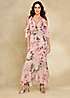 Together Blush Floral Print Maxi Dress | Freemans
