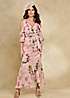 Together Blush Floral Print Maxi Dress | Freemans