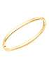 Tuscany Gold 9CT Yellow Gold 4mm Rectangular-Tube Bangle | Freemans