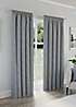 Tyrone Dallas Textured Weave Pencil Pleat Blackout Pair of Curtains ...