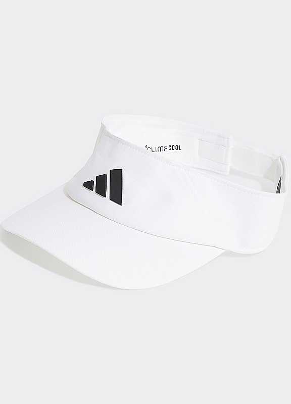 Adidas Performance White Logo Print Baseball Cap