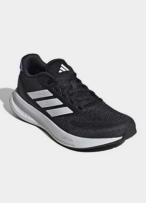 Adidas Performance Women's Black/White/Blue Runfalcon 5 Running Trainers Size 6