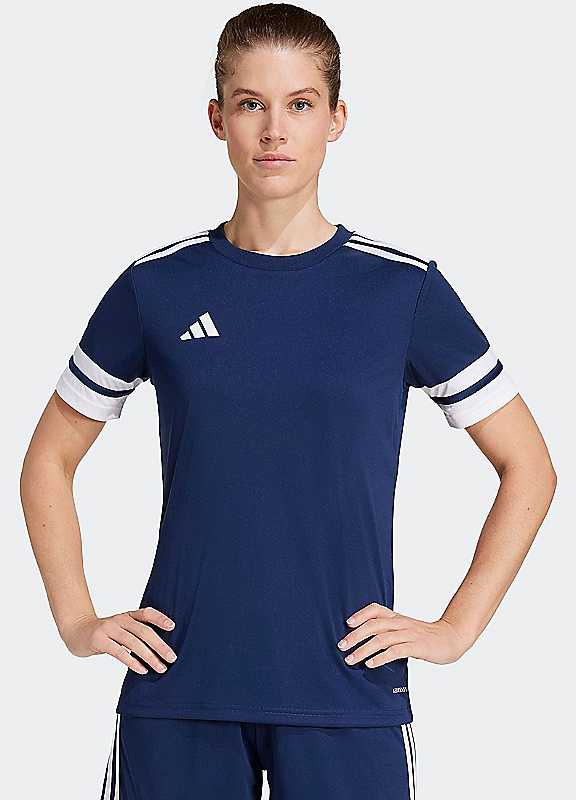 Adidas Performance Navy Blue Squa25 Football Shirt - Image 3