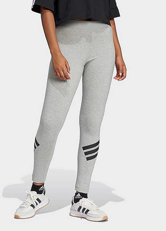 Adidas Sportswear Grey Heather Stretch Training Tights Xxl