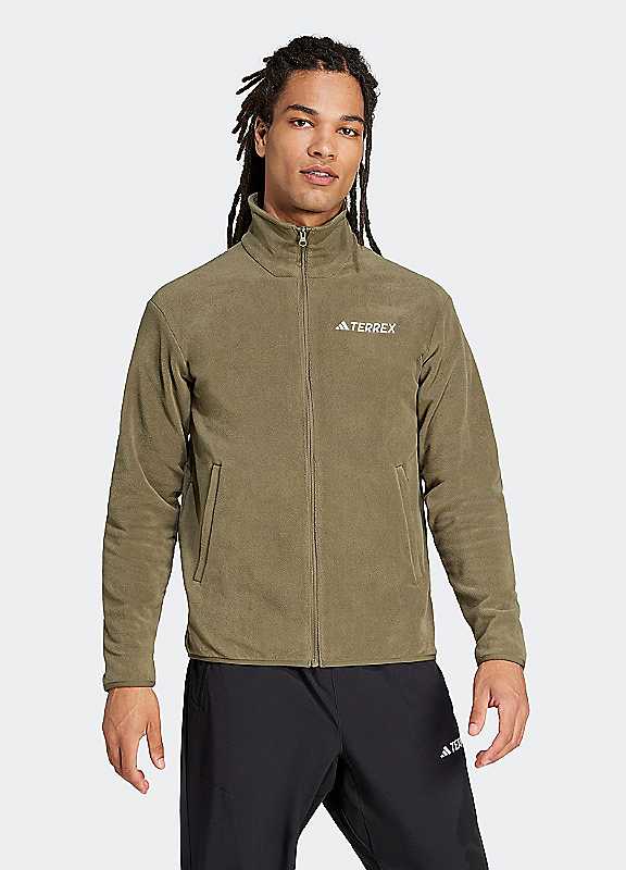 Adidas Terrex Olive Mt Ess Fleece Jacket