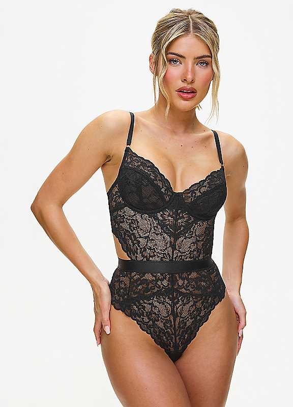 Ann Summers Black Hold Me Tight Body