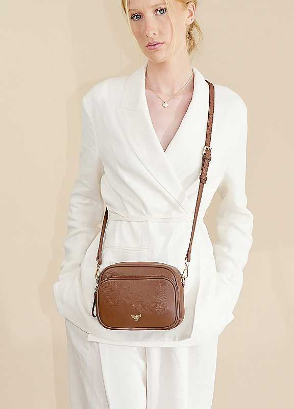 Apatchy Women's Brown The Betty Leather Bag - Image 3