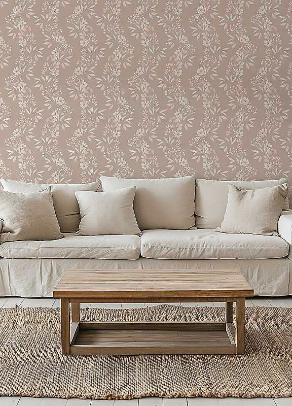 Arthouse Delicate Floral Trial Wallpaper Blush Pink - Image 5