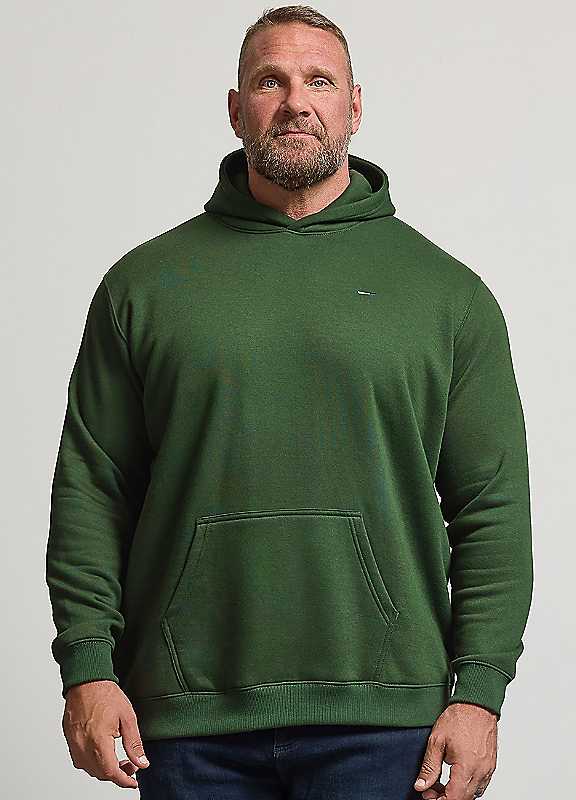 Badrhino Green Front Pocket Hoodie