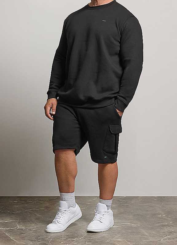 BadRhino Jersey Cargo Shorts, Black, Size 4Xl, Men - Image 3