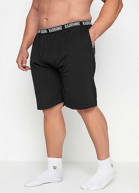 BadRhino BRE Loungewear Shorts, Black, Size Xl, Men - Image 3