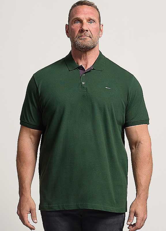 Badrhino Green Short Sleeve Polo Shirt