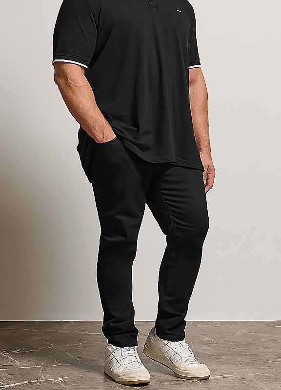 BadRhino Tapered Fit Stretch Jean 32", Black, Size 46, Men - Image 2