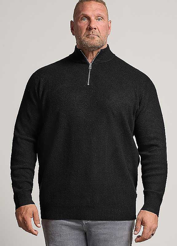 BadRhino Big & Tall Quarter Zip Jumper - Image 3