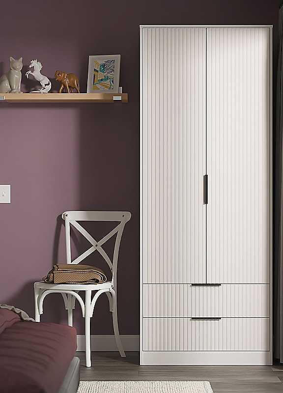 Ready Assembled U Unisex Taupe Menai Door Drawer Wardrobe (Ready Assembled) In Size 2 - Image 6