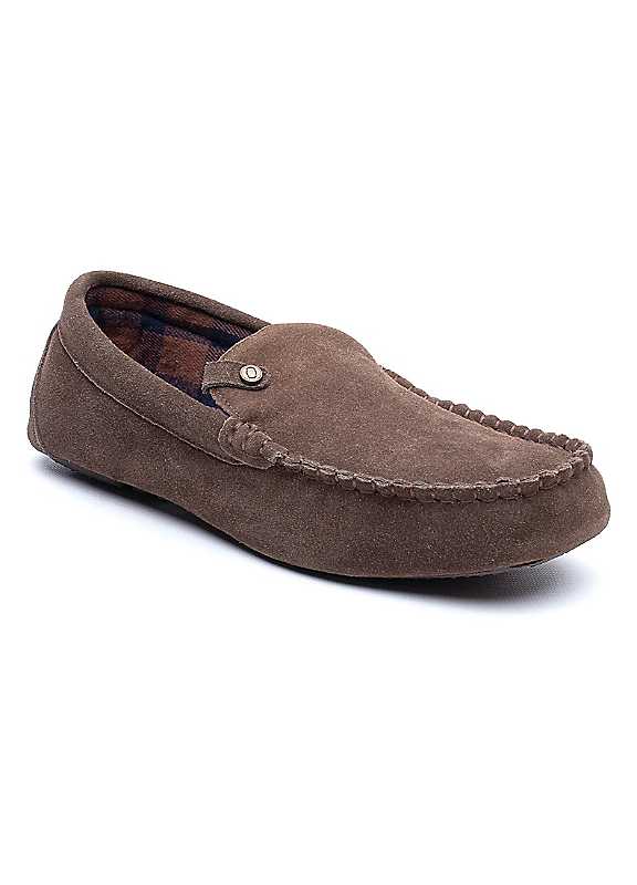 Base London Men's Brown Noah Suede Slipper In | Size: 10 - Image 2