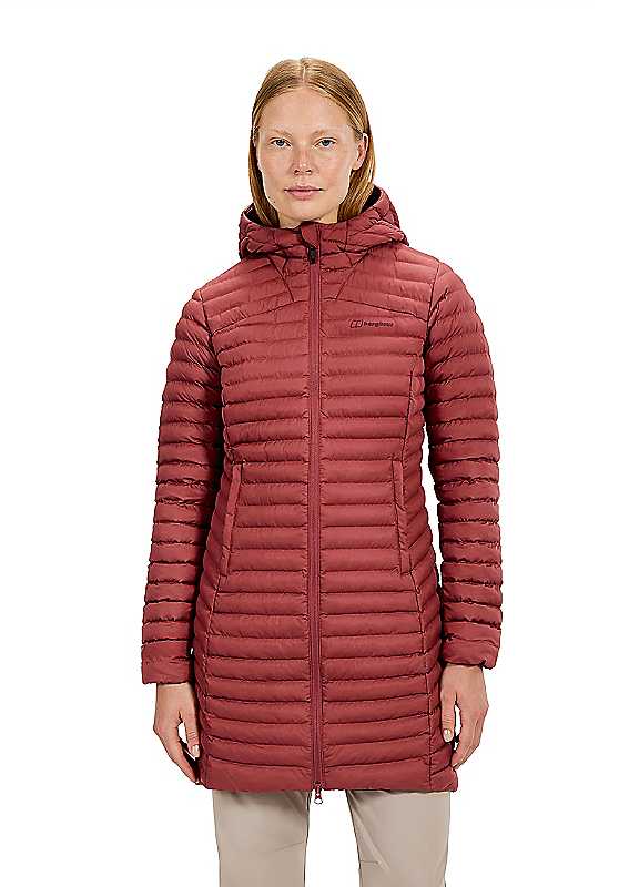 Berghaus Burgundy Nula Micro Jacket Long