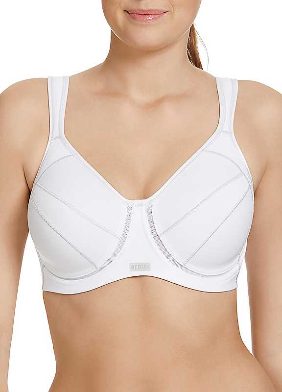 Berlei Women's White Underwired Full Support Sports Bra 36B