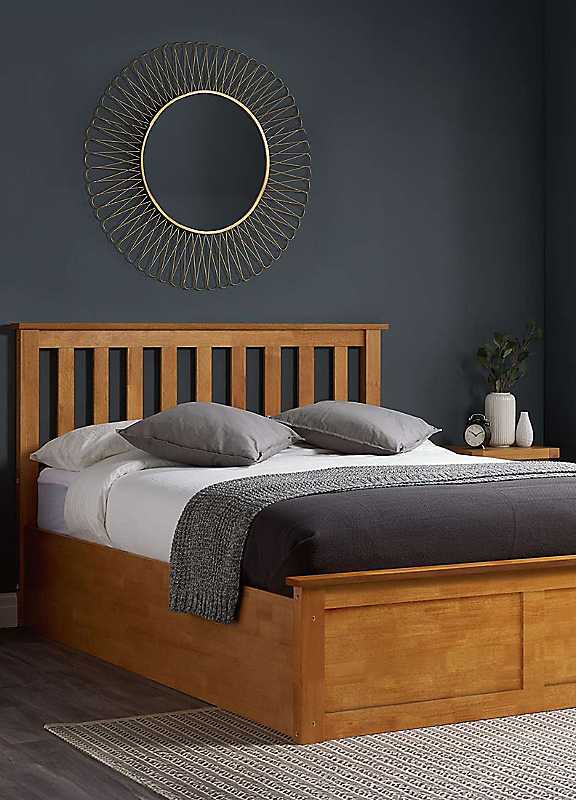Birlea Phoenix Ottoman Storage Bed Frame in Brown | Size: King - Image 5