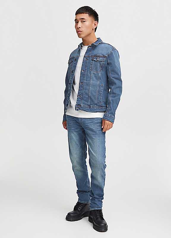 Blend Blue Slim Fit Mid Wash Stretch Jeans Small
