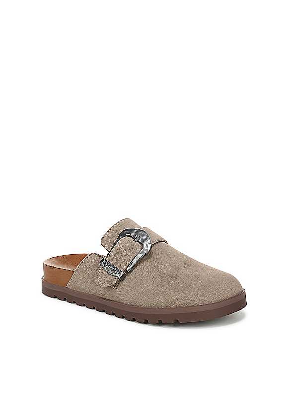 Blowfish Taupe Malibu Sienna Regular Fit Mules