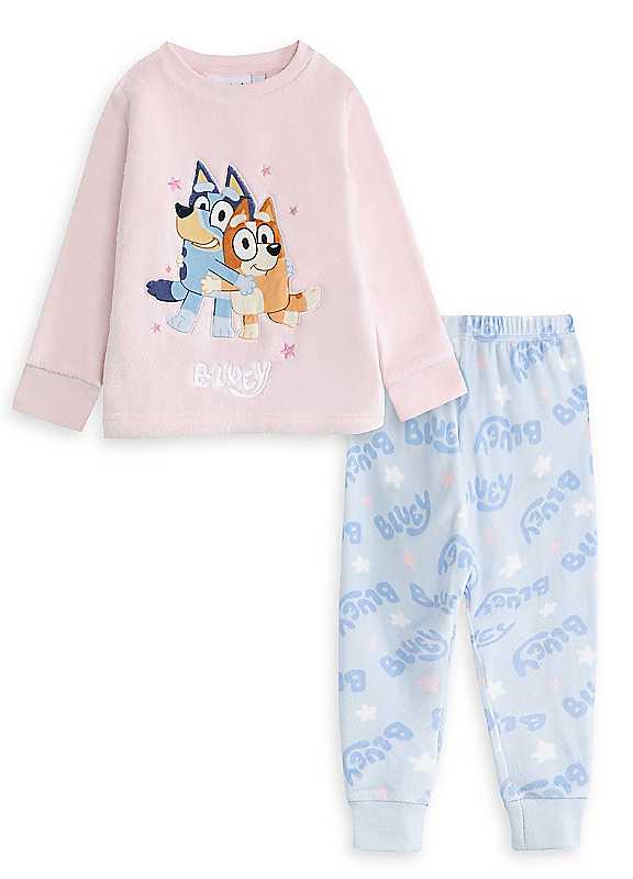 Bluey (3-4 Years) Long Sleeve Long Leg Pyjama Set (Girls Pink) - Image 3
