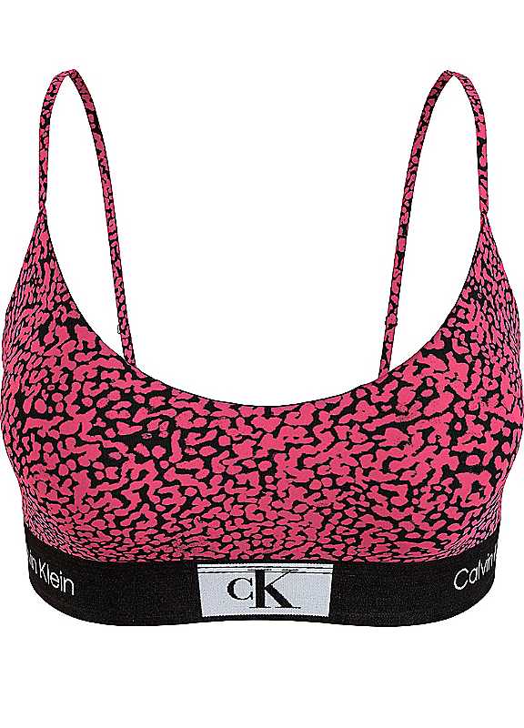 Calvin Klein Women's Fuchsia Bralette Bra Large