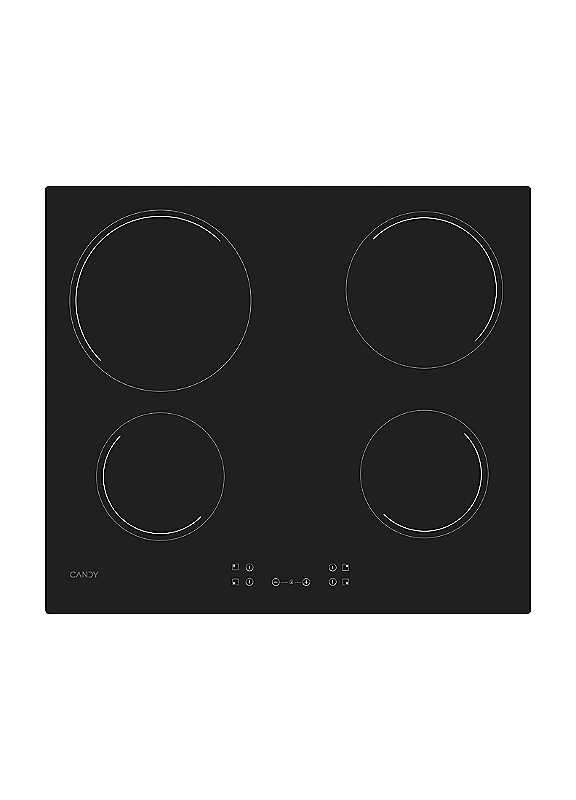 Candy Ch64Ccb/4U2 Ceramic Hob Built In Hob Black Glass - Image 4