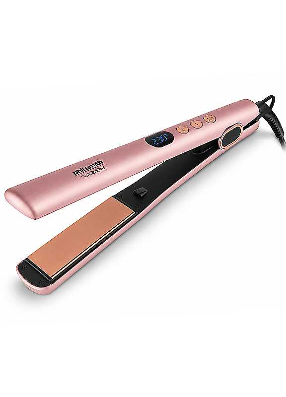 Phil Smith by Carmen Hair Straightener | LED display, Electroplated plates, 360° swivel cord - Image 3