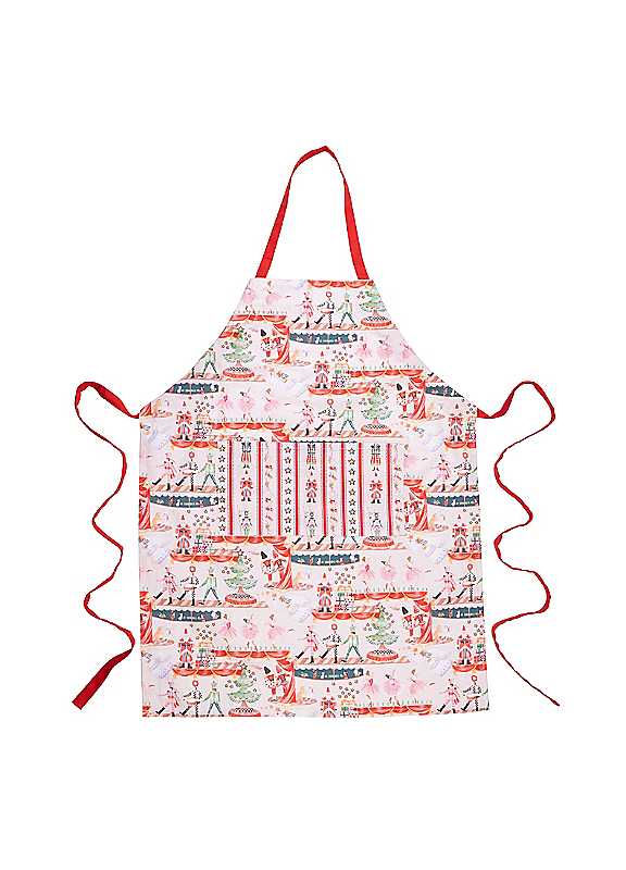 B&Q - Nutcracker Print Cotton Apron - Image 2